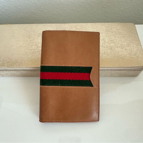 GUCCI ☆ Leather Planner / Notebook ☆ Vintage ☆ RARE ☆ - Picture 2 of 16